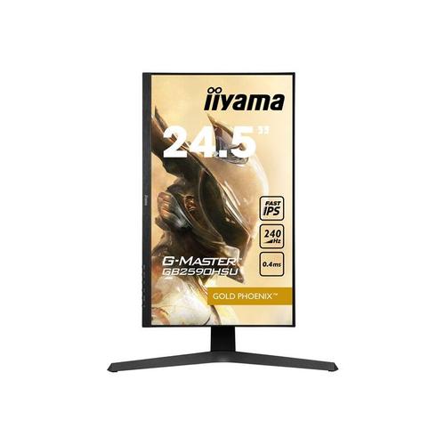 iiyama G-MASTER Gold Phoenix GB2590HSU-B1 - Écran LED - 25" (24.5" visualisable) - 1920 x 1080 Full HD (1080p) @ 240 Hz - Fast IPS - 400 cd/m² - 1000:1 - HDR400 - 0.4 ms - HDMI, DisplayPort -...