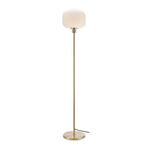 Lampadaire Métal/Verre H140cm