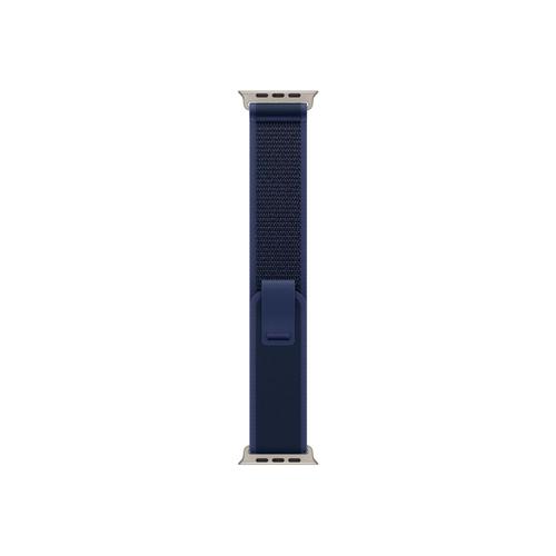 Apple Trail Loop - Boucle Pour Montre Intelligente - 49 Mm, Finition Titane Naturel - Taille M/L - Bleu