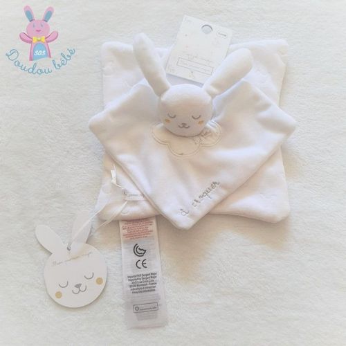 Doudou Plat Lapin Blanc À Croquer Mon Premier Sergent Major
