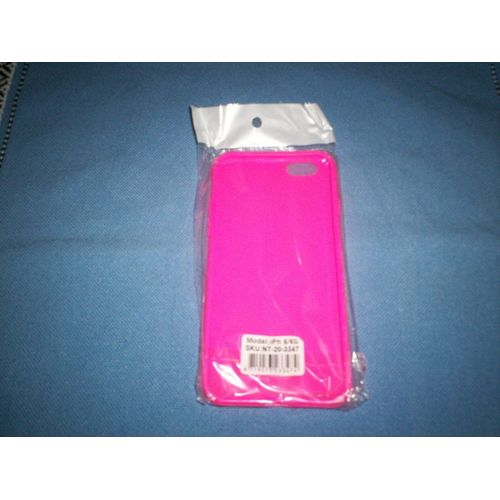 Coque Silicone Iphone 6/6s Rose Fluo