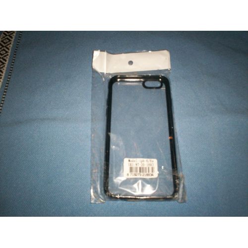 Coque Iphone 6/6s Noire Et Transparente