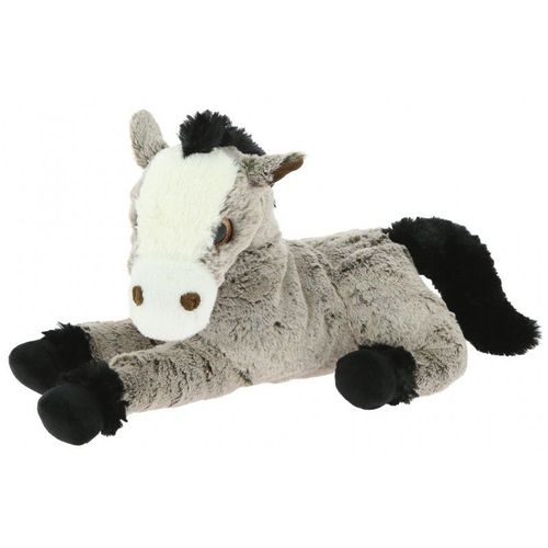 Peluche Cheval Equi-Kids, Grand Modèle - Couleur : Chocolat Chiné, Taille : 35 Cm