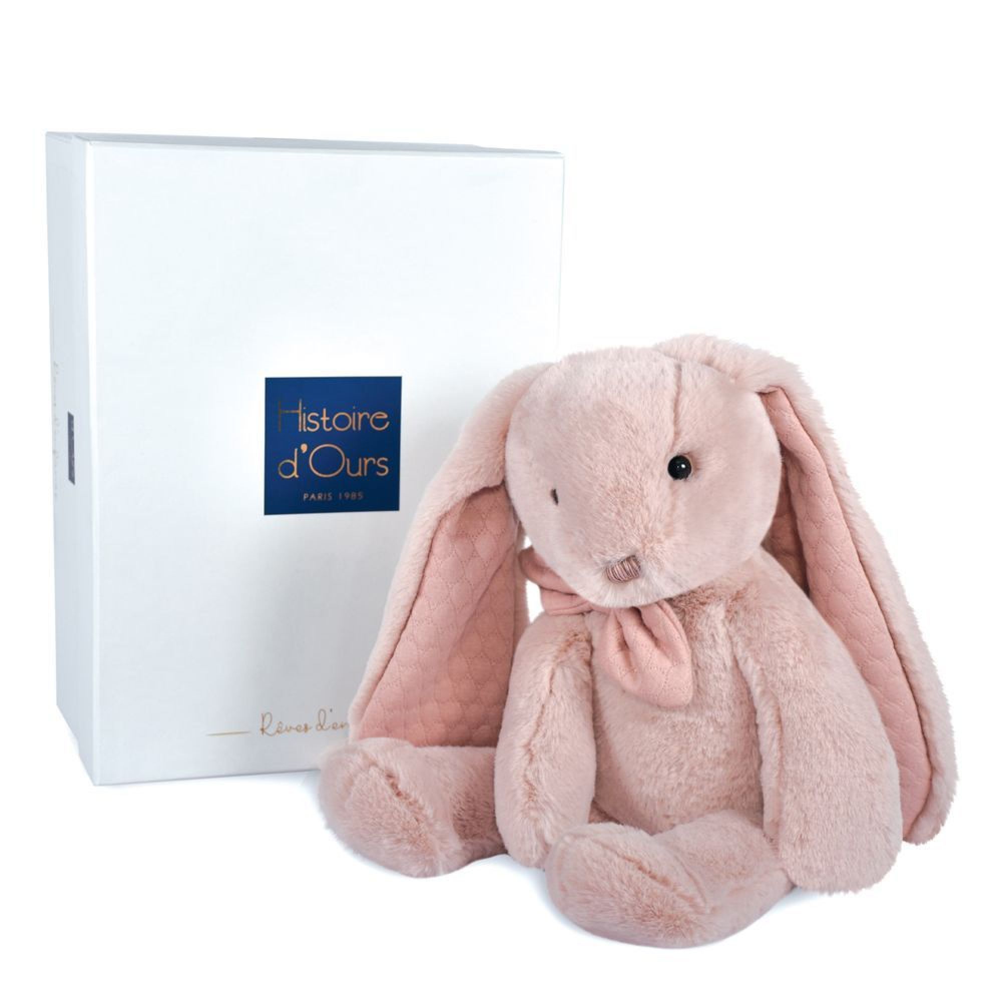 Lapin Preppy Chic Rose 40 Cm - Histoire D'ours