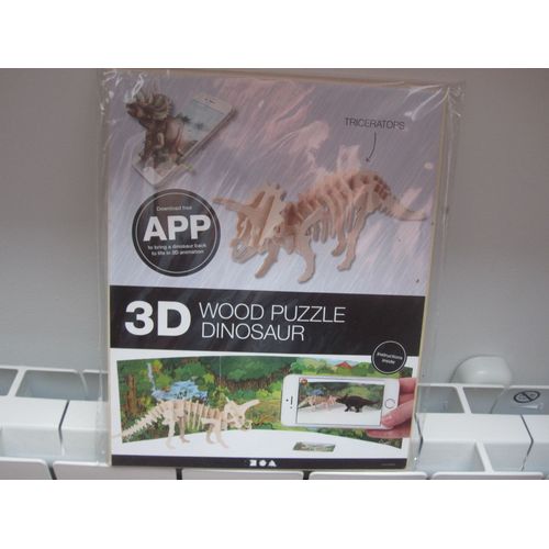 Puzzle 3d Dinosaure T-Rex En Bois