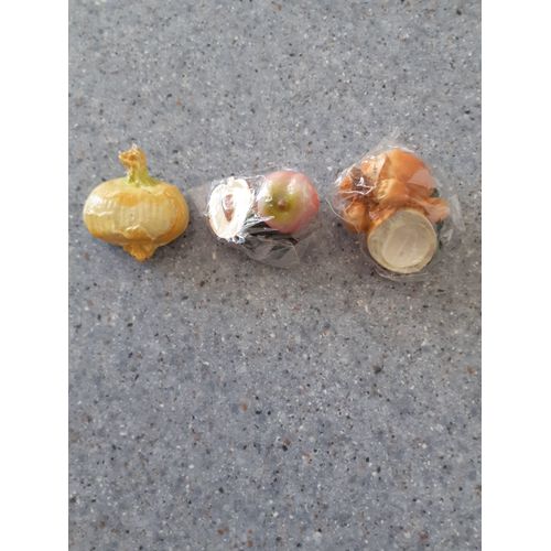 lot de 3 magnets adhésif "fruit" en céramique