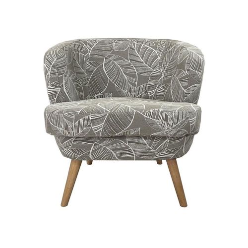 Fauteuil Dagmard Feuille Lin