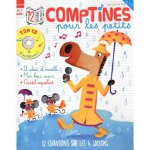 Comptines Pour Les Petits 35 + Cd 12 Chansons Sur Les 4 Saisons