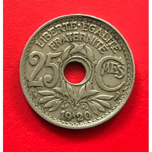 25 Centimes - Lindauer - 1920 - France