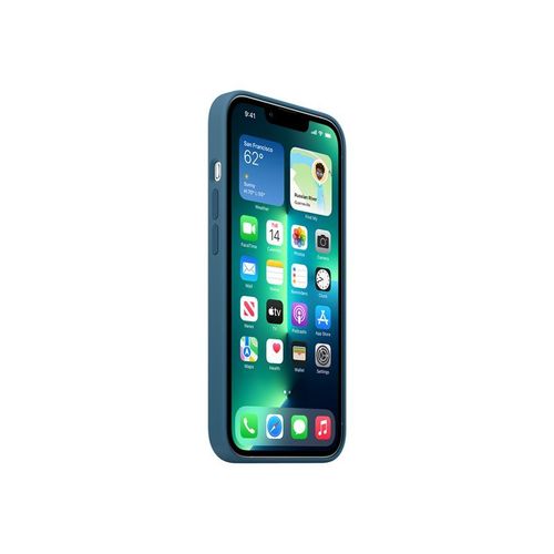 Apple - Coque De Protection Pour Téléphone Portable - Avec Magsafe - Silicone - Geai Bleu - Pour Iphone 13 Pro