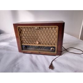 Poste de radio Philips à lampe TSF années 50