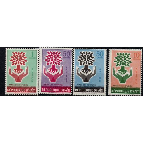 Haïti Timbres Année Mondiale Du Réfugié 1960