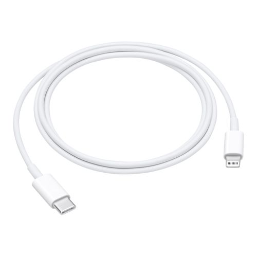 Apple - Câble Lightning - Lightning mâle pour 24 pin USB-C mâle - 1 m - blanc