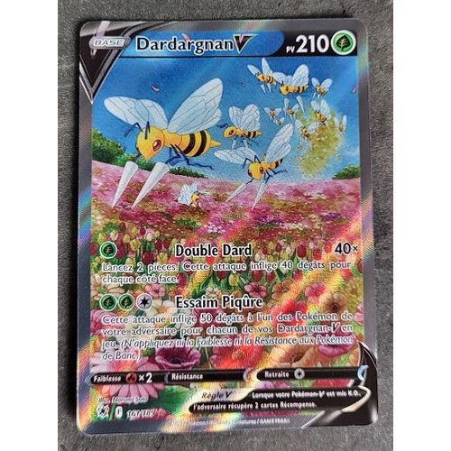 Carte Pokemon Dardargnan V 161/189 Alternative Astres Radieux Eb10 Fr