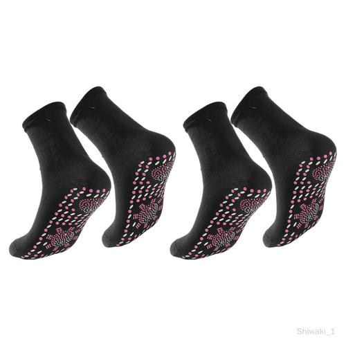 Chaussettes Auto-chauffantes - Pour Hommes et Femmes - Noir