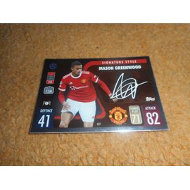 Topps / Match Attax / Signature Style / Mason Greenwood / Manchester United / 437