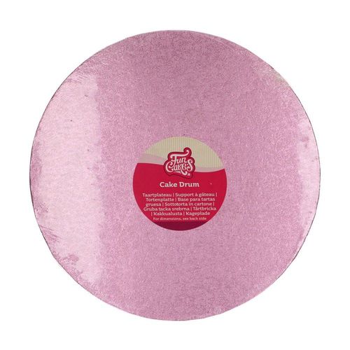Plateau À Gâteau Rond 30cm Rose