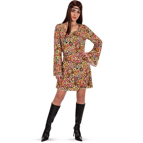 Robe Hippe Seventies Psychédélique Femme