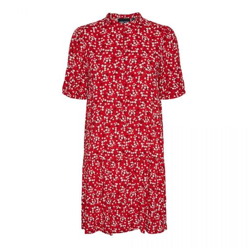 Robe Manches Courtes Imprimé Viscose Lenzing Ecovero Femme Pieces