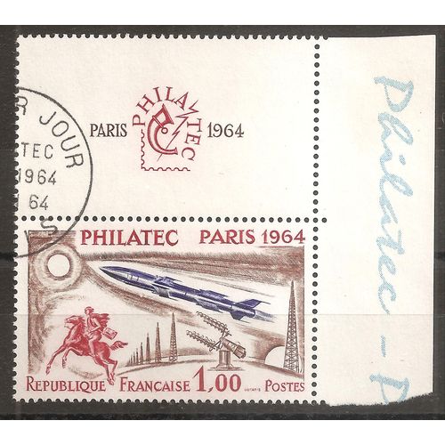 1422 (1964) Exposition Philatec Paris Oblitéré Premier Jour (Cote 25e) (7912)