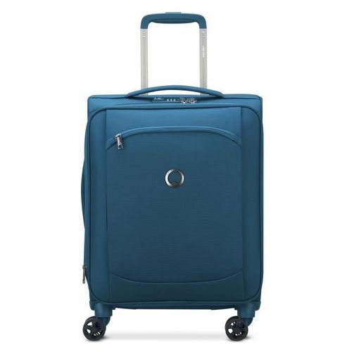 DELSEY Montmartre Air 2.0 Expandable 4 Double Rolls Cabin Trolley 55 Light Blue [110296]