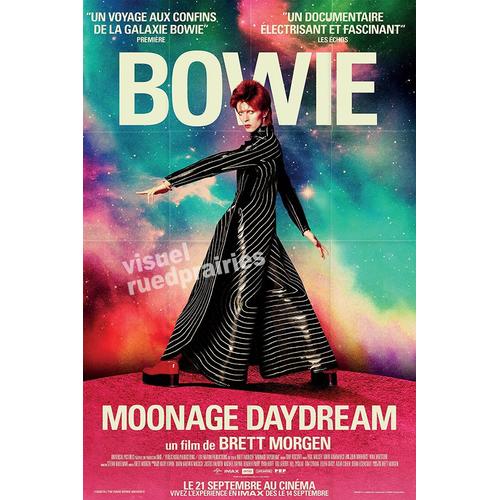 Moonage Daydream - Véritable Affiche De Cinéma Pliée - Format 120x160 Cm - De Brett Morgen Avec David Bowie - Documentaire - 2022