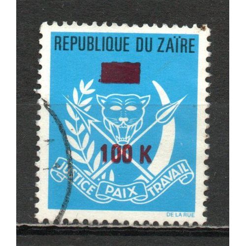 Timbre-Poste Du Zaïre