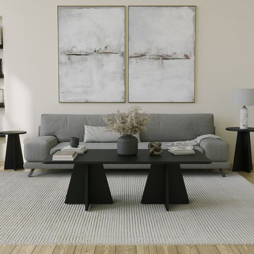 Shamp - Table Basse Design Noire