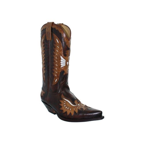 Santiags Hommes Sendra En Cuir Ref 26371 Antic