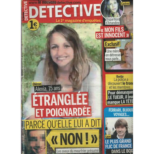 Le Nouveau Detective 04/05/2016 Oléron, Berne, Donzy, Castres, Montprévoir, Bastia, Colchester, Tokyo, Carcassonne, Louisville, Lyon