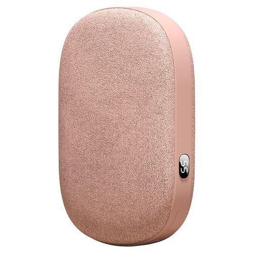 Chauffe-Mains Rechargeable Usb,6000mah Power Bank,Externe Chaufferette Main Électrique Poche Réchauffeur,Cadeau D'hiver(Rose)
