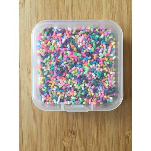 Décoration Gourmande Vermicelles Multicolores Fimo