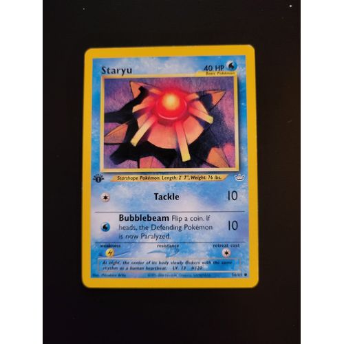 Staryu 56/64 Set Neo Discovery 1ère Edition Eng