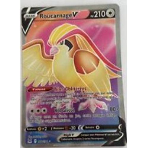 Carte Pokemon Roucarnage V 188/196 Eb11 Origine Perdue