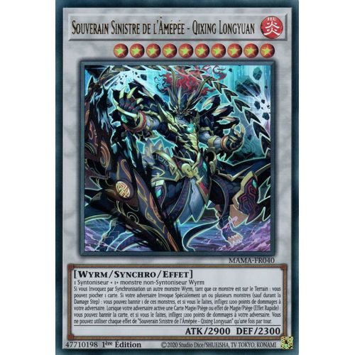 Souverain Sinistre De L¿Âmépée - Qixing Longyuan - Mama-Fr040 - Yu-Gi-Oh ! Ultra Rare