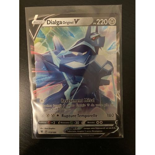 Carte Pokémon Dialga Originel V 113/189 