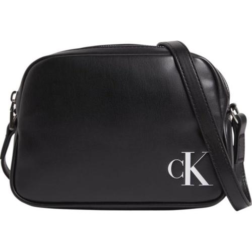 Sacoche Calvin Klein Sleek camera bag Femme Noir