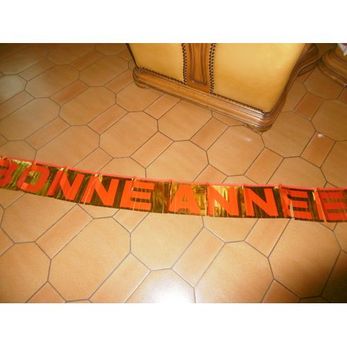 BANDEROLLE BONNE ANNEE LOT DE 2