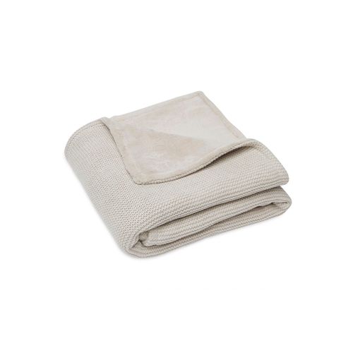 Couverture Berceau 75x100cm Basic Knit Nougat/Fleece - Jollein