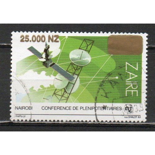 Timbre-Poste Du Zaïre