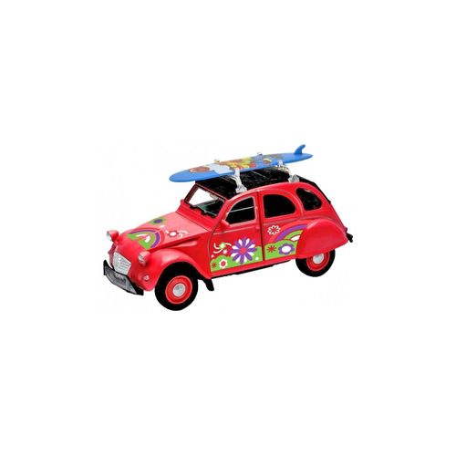 Voiture 2CV Citroën Rouge