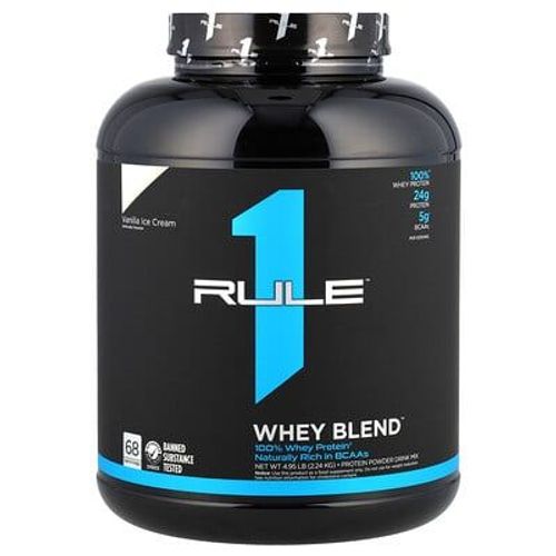 Rule One Proteins, Mélange De Poudre De Protéines De Lactosérum Pour Boisson, Crème Glacée À La Vanille, 2,24 Kg