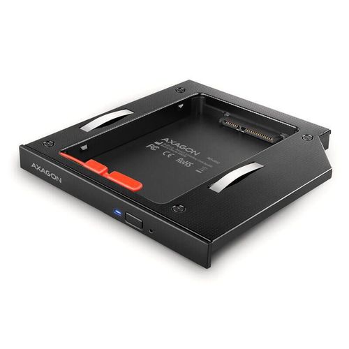 Axagon Rss-cd12 2,5 Zoll Ssd/hdd Adapter Für Optisches Laufwerk, 12,7