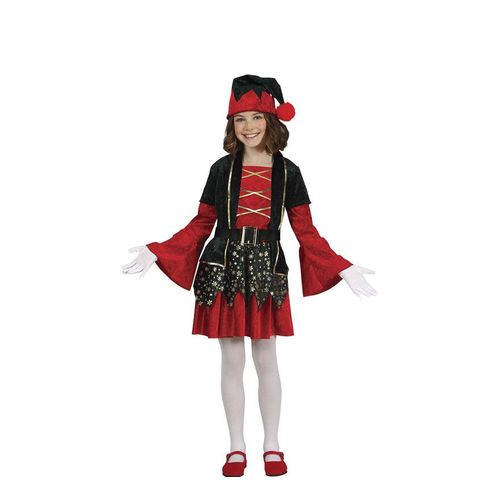 Déguisement Elfe Rouge Fille