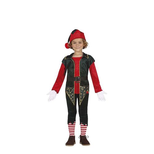 Déguisement Lutin Rouge Avec Gilet Long Garçon