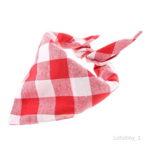 Bandana Bavoirs Triangle Foulard Écharpe Réglable Pour Chat Rose Rouge S