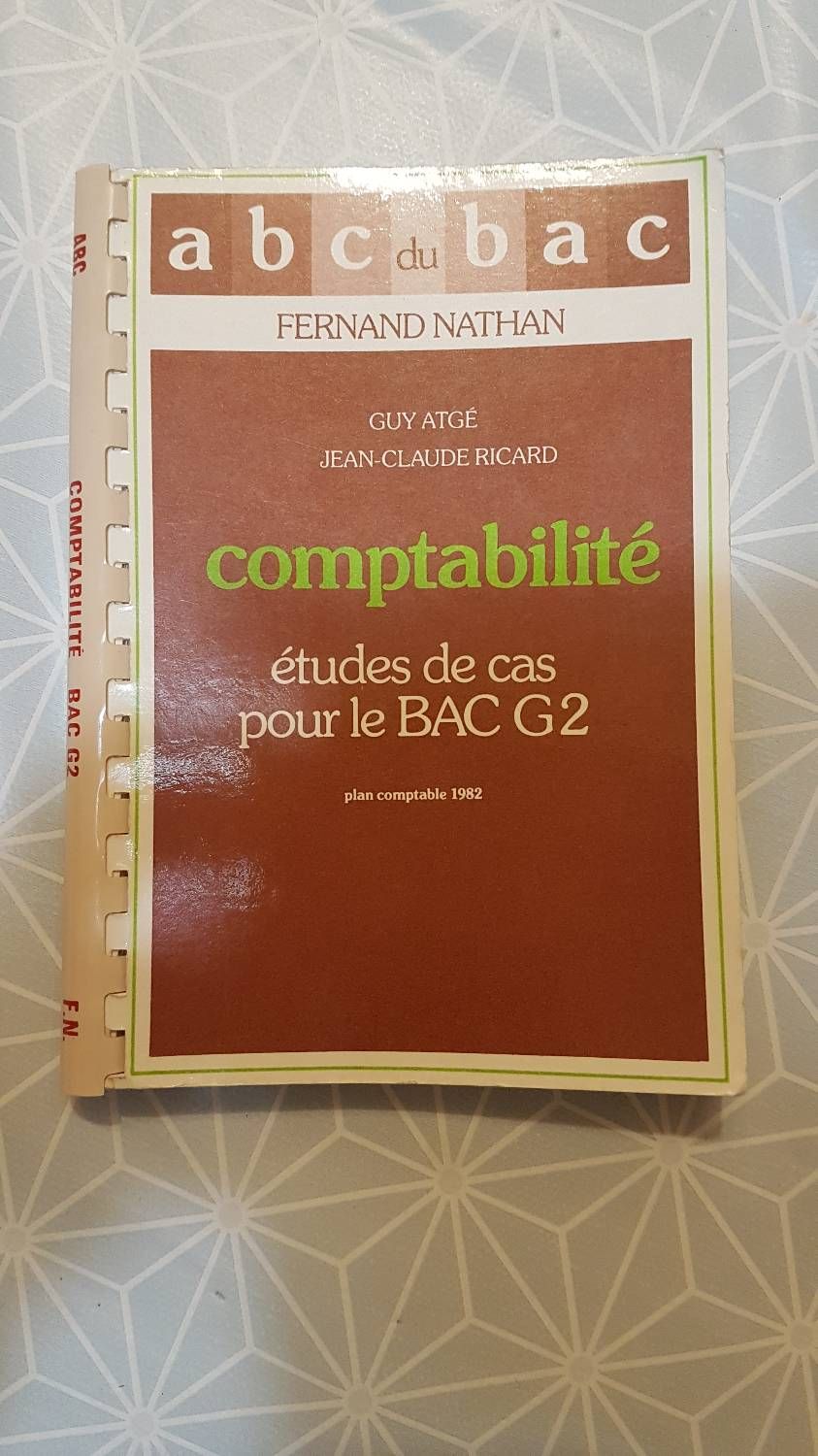 Abc Du Bac Comptabilité Bac G2