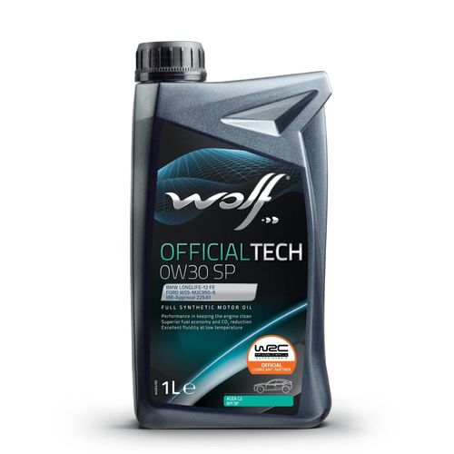 Wolf - Bidon 1 Litre D'huile Moteur 0w30 - Officialtech 0w30 Sp - 1049042