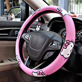 Accessoires de voiture Hello Kitty Housse de volant universelle de