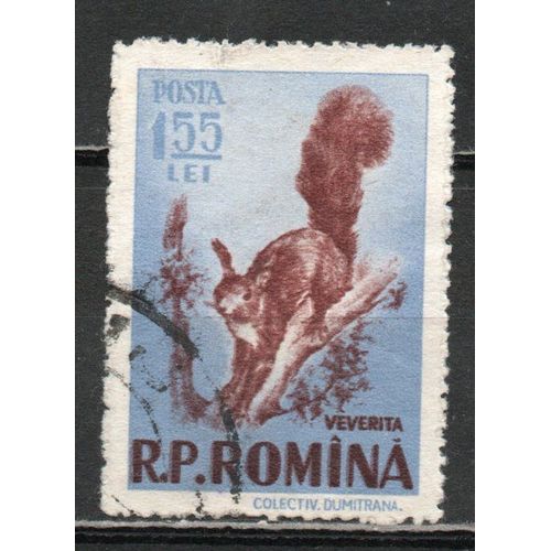 Timbre-Poste De Roumanie